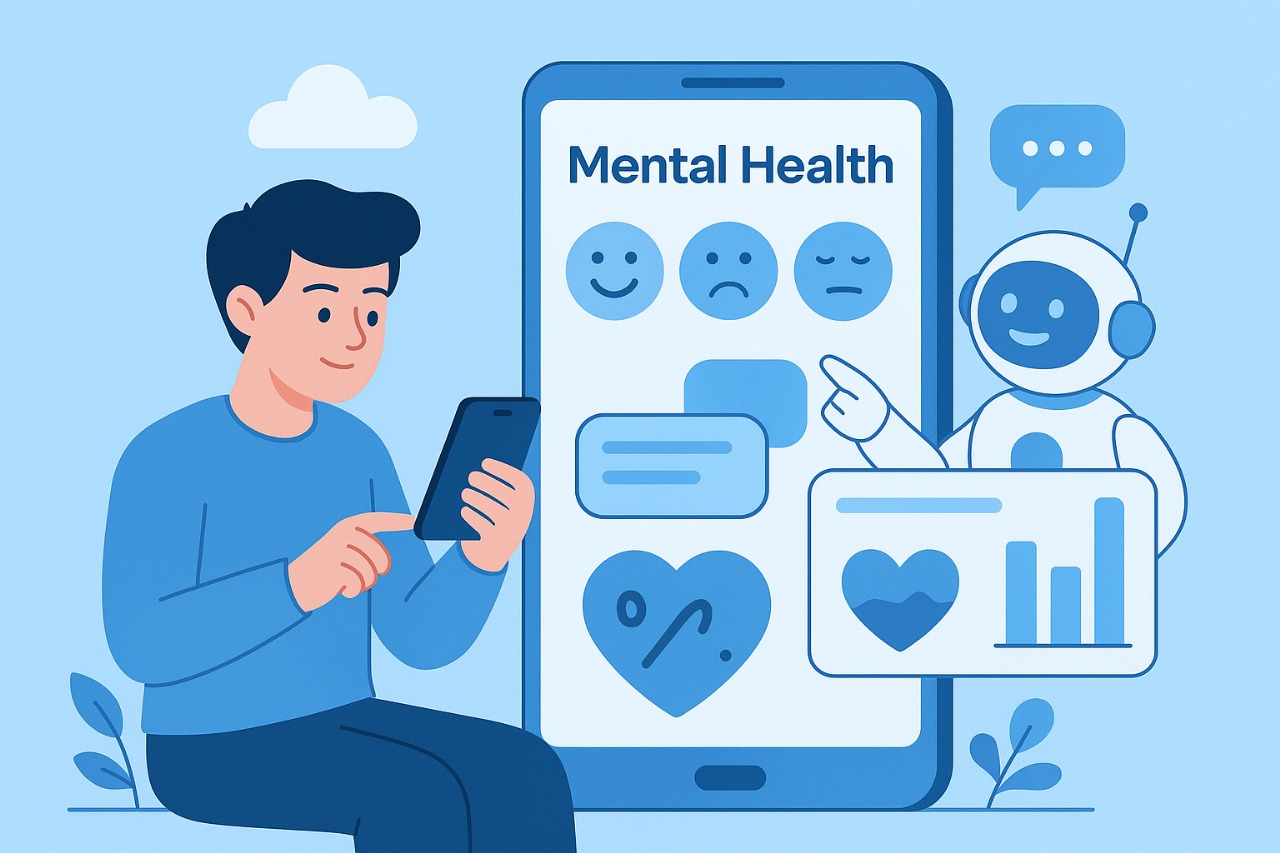 Mental Health Process Illustration